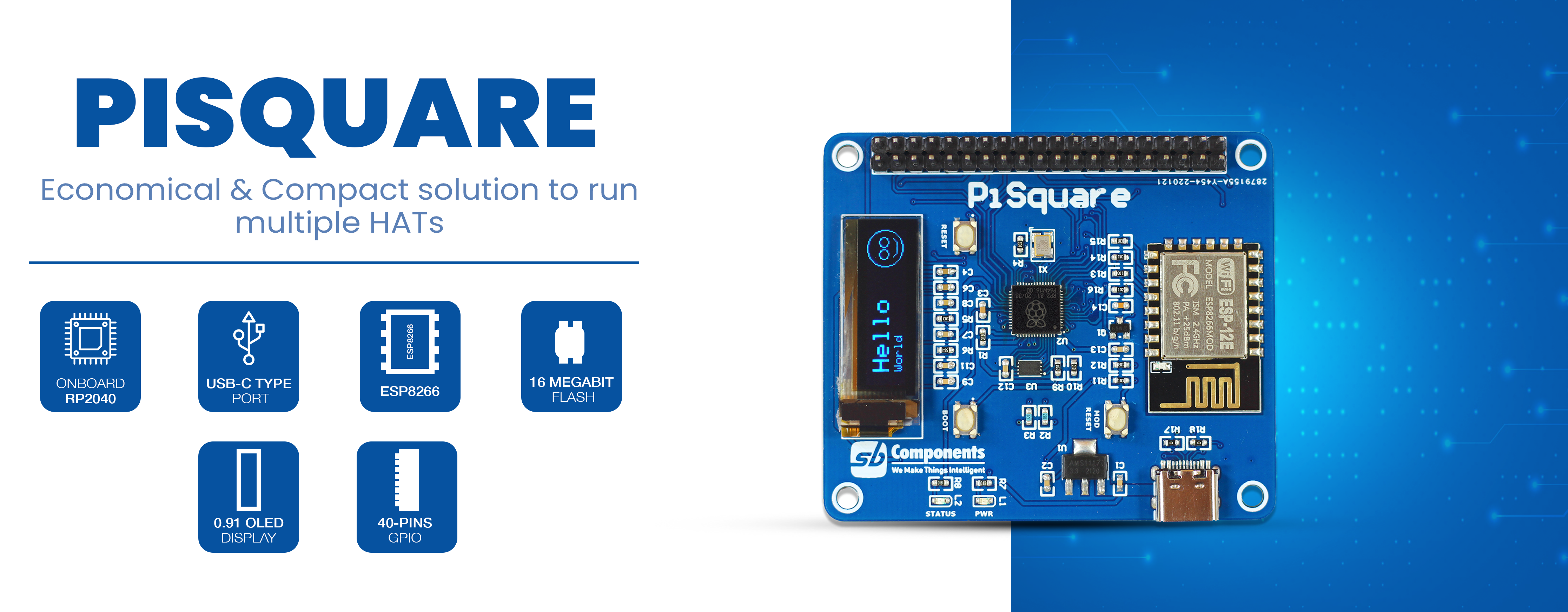 PiSquare Connect Multiple Raspberry pi HATs Wirelessly