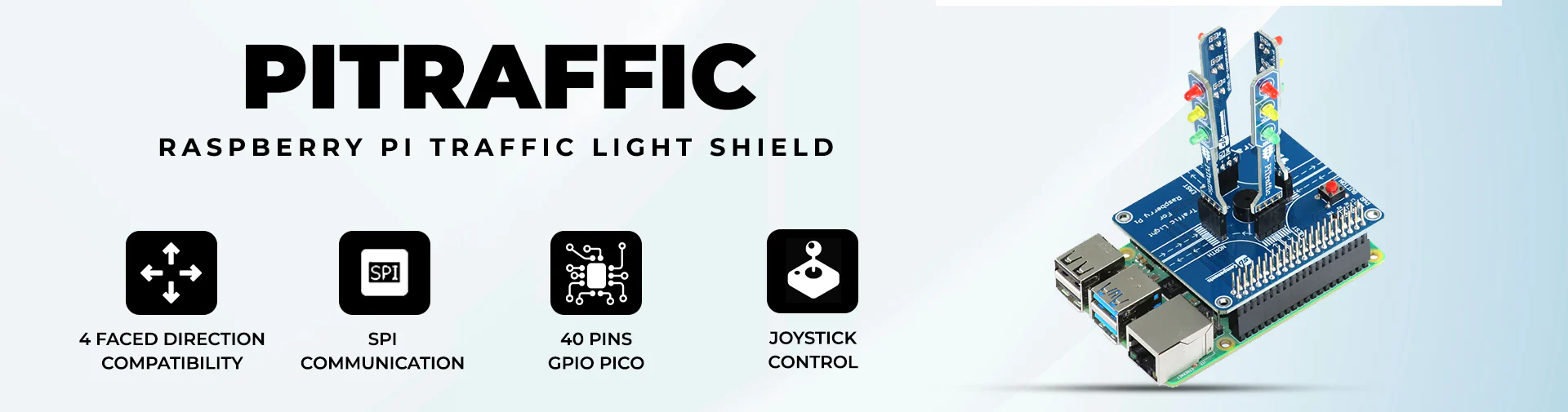 PiTraffic - Raspberry Pi Traffic Light Shield