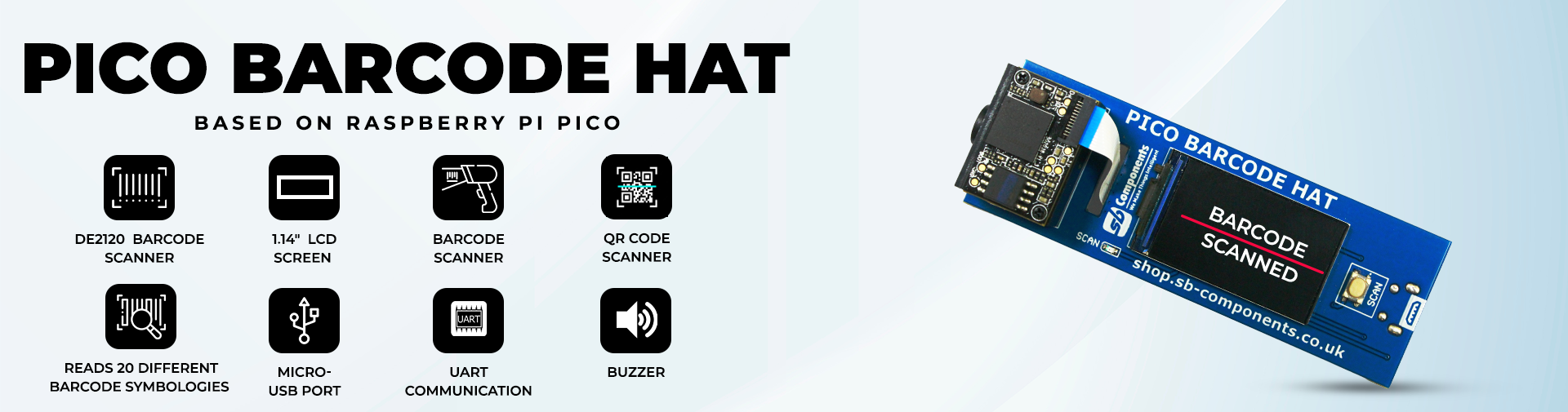 Pico barcode HAT
