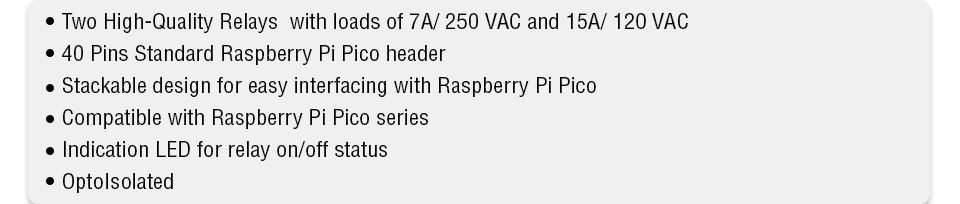 Dual Channel Relay for Pico