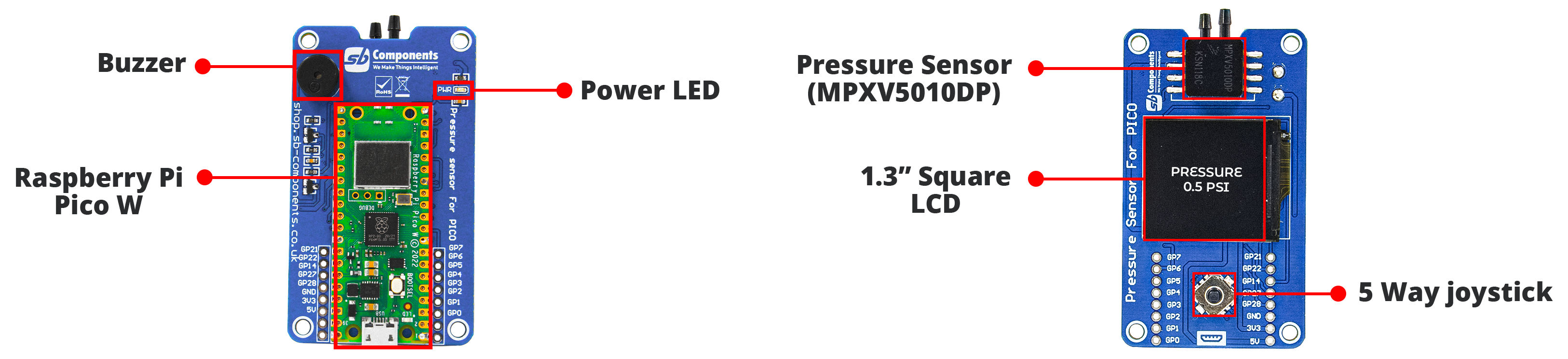 Pressure Sensor Based on Pico W