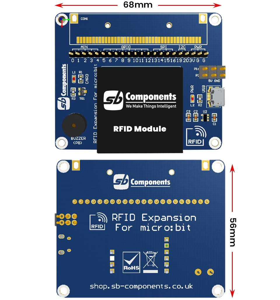 BBC microbit RFID 3D file