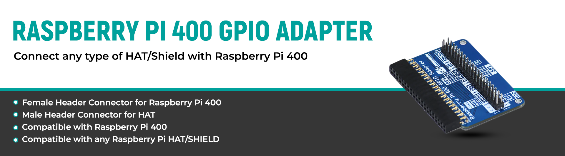 Raspberry Pi 400 GPIO Adapter