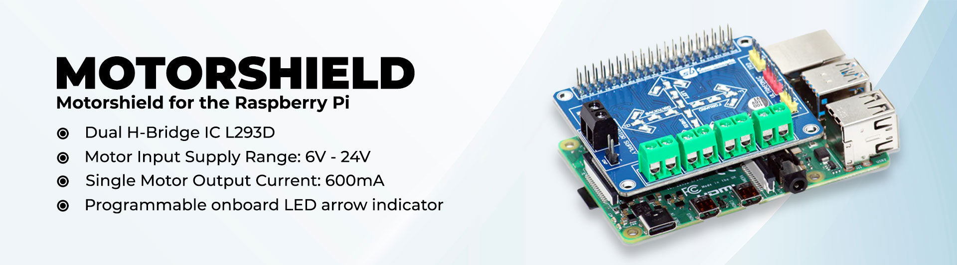 Motorshield for raspberry Pi