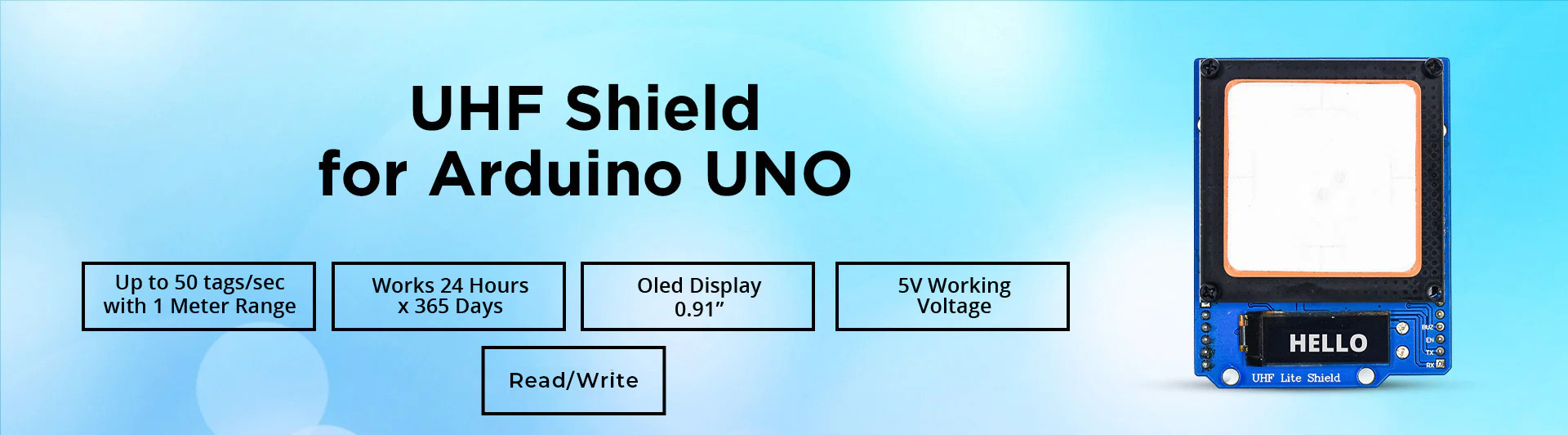 Ardi UHF Shield for Arduino Uno