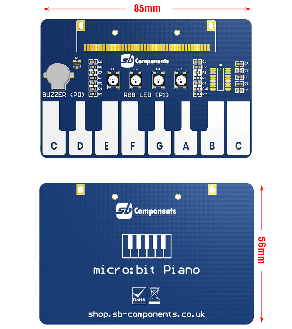 Piano for Micro:bit Sice