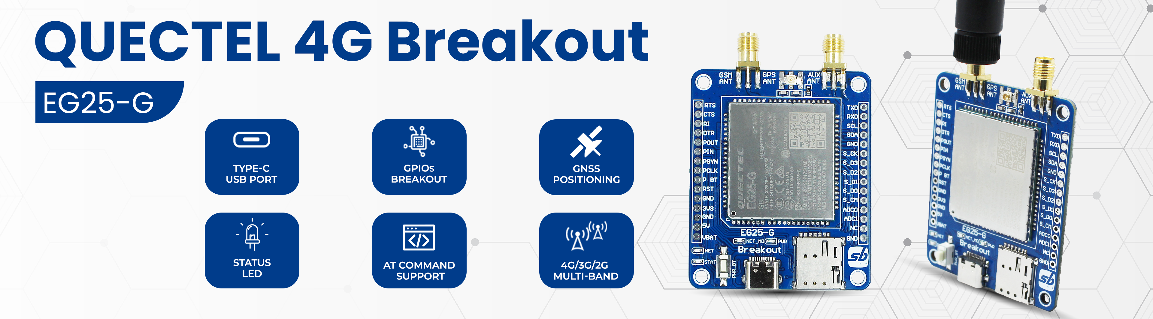 Quectel EG25-G 4G Module Breakout