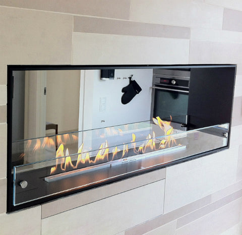 double sided fireplace insert buy glass door