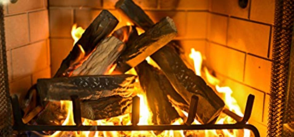 Barton Heat Resistant Fireplace Logs