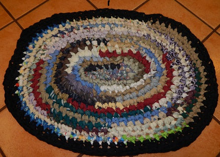 Rag Rug Tutorial Using Everything But The Kitchen Sink Hems Selvedg Rag Rugs By Erin