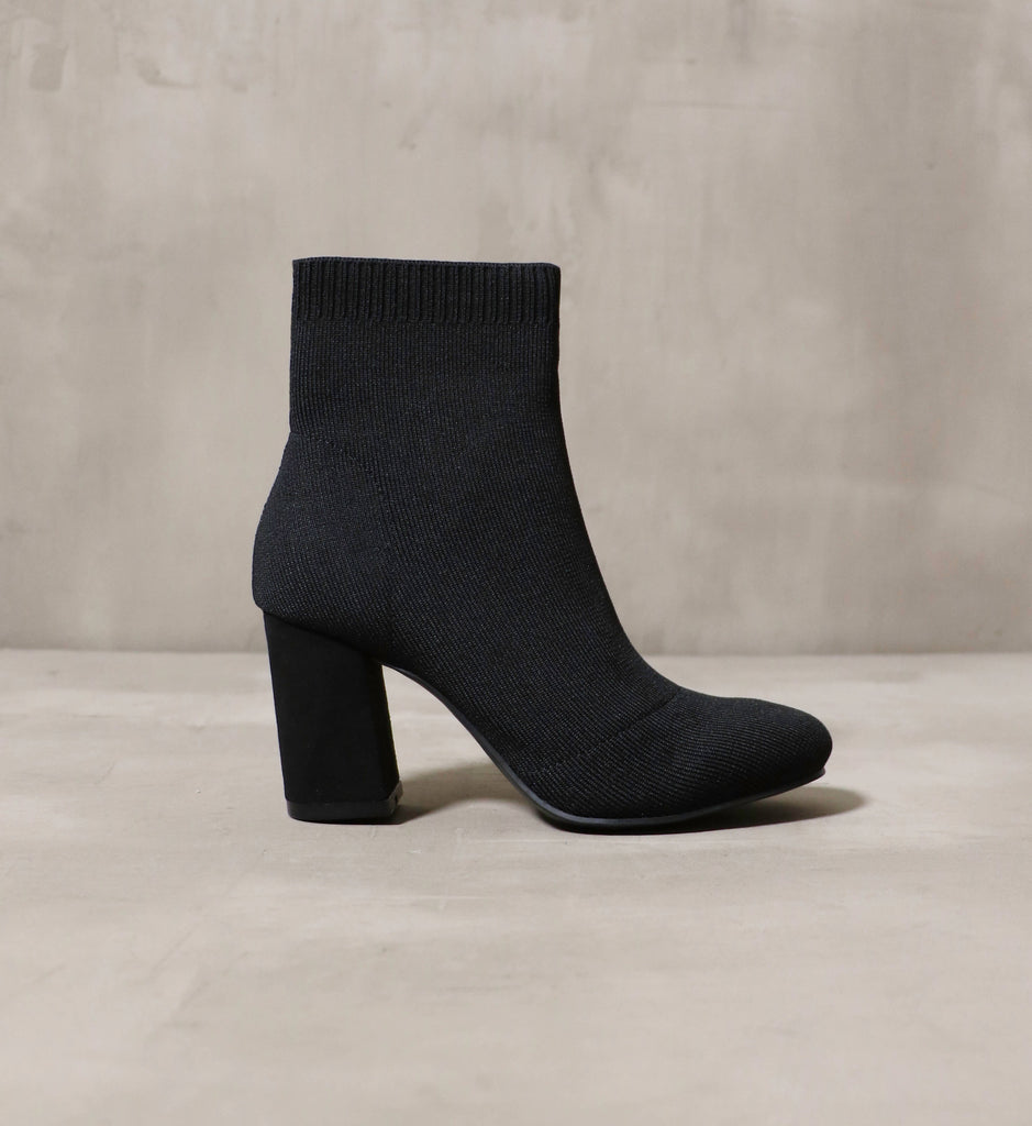 Elle block heel boot clearance bone