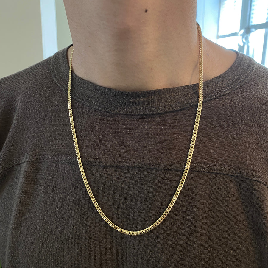 4 gram gold ear chain