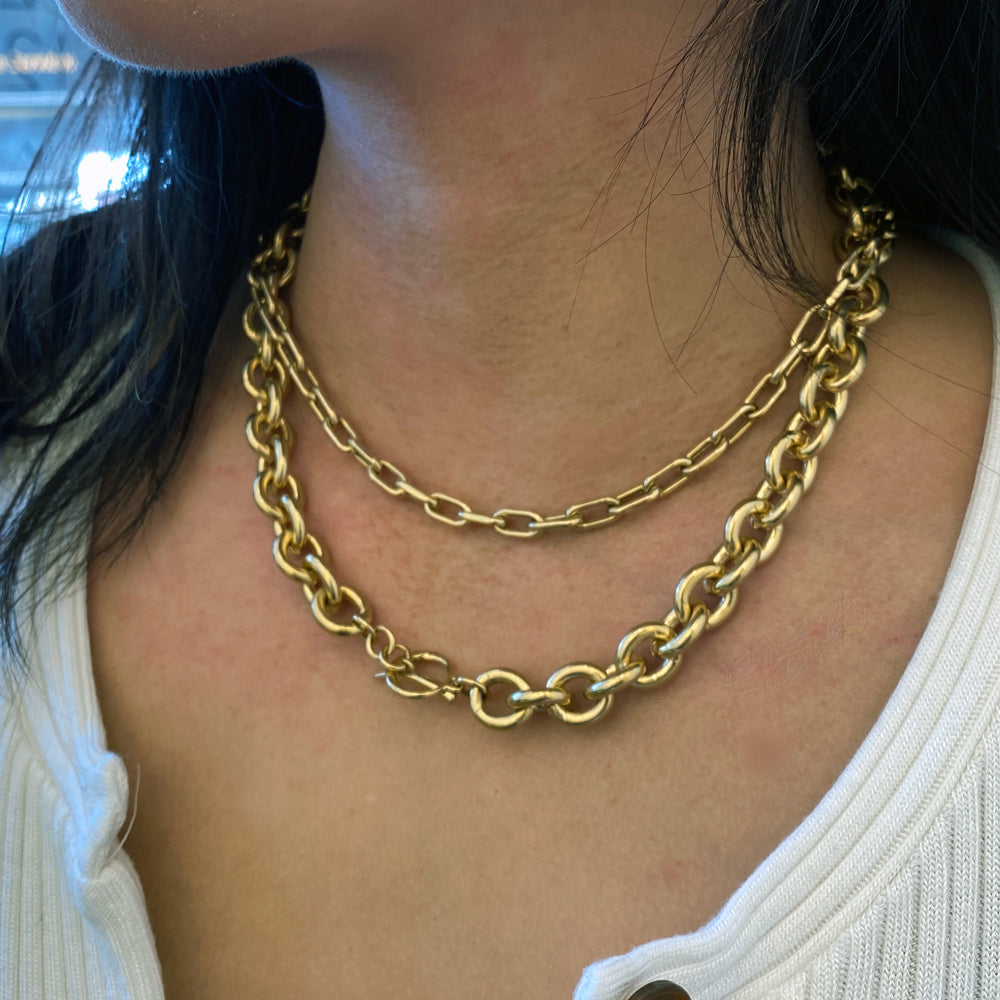 Italian Chain Link Necklace