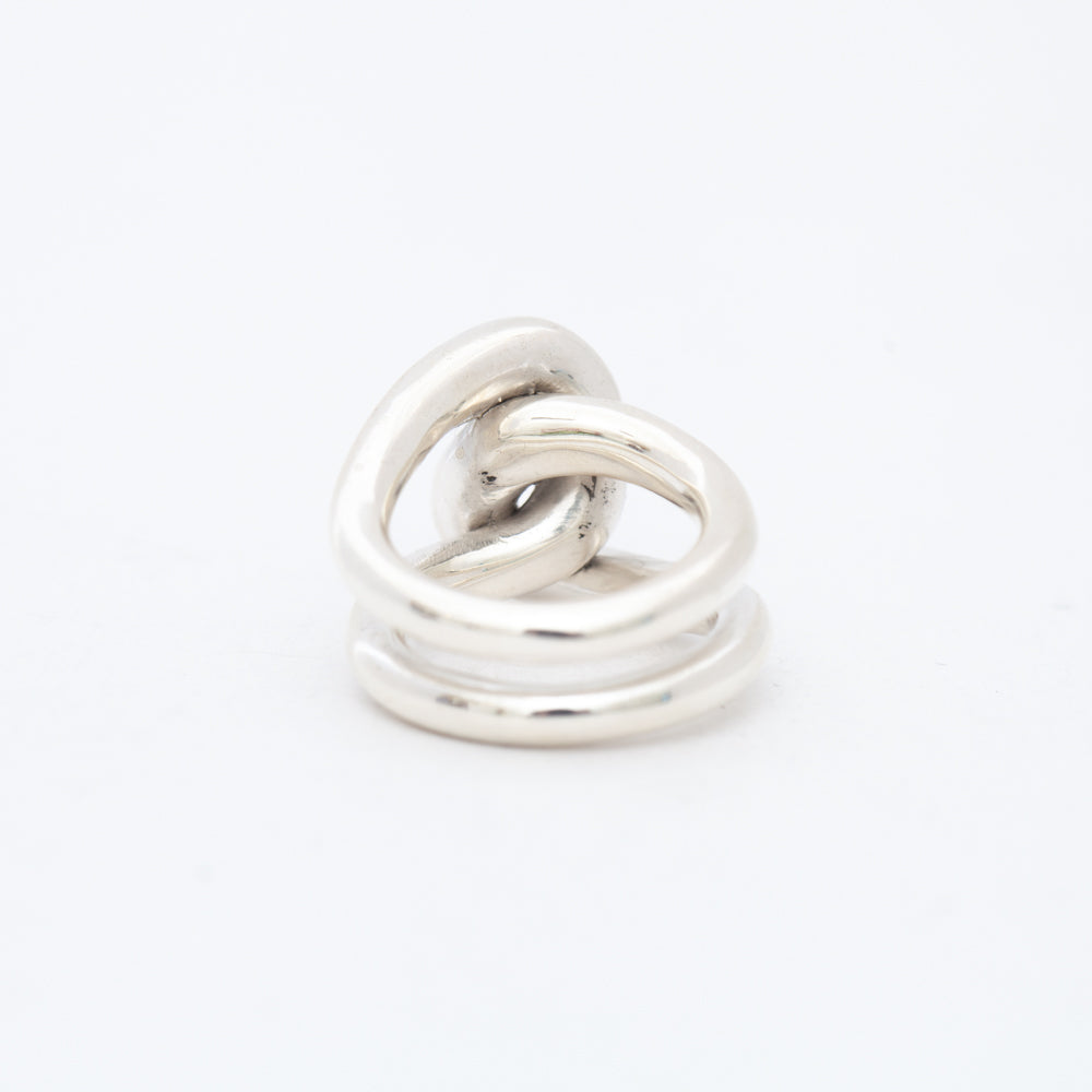 Silver Full Link Ring