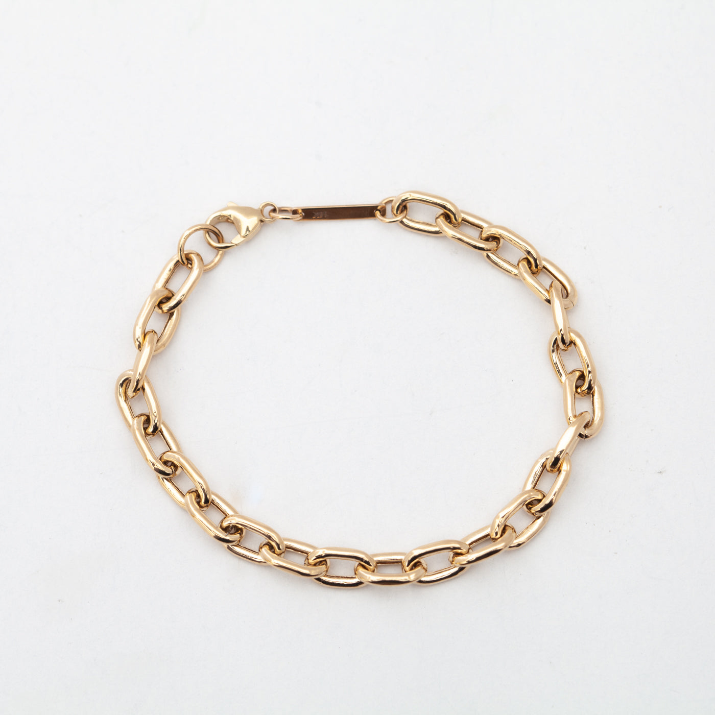 XXL Square Oval Chain Bracelet