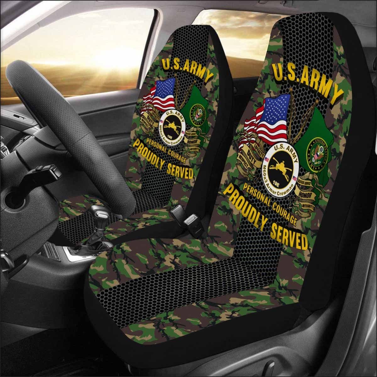 US Army Armor Car Seat Covers (Set of 2) – Veterans Nation