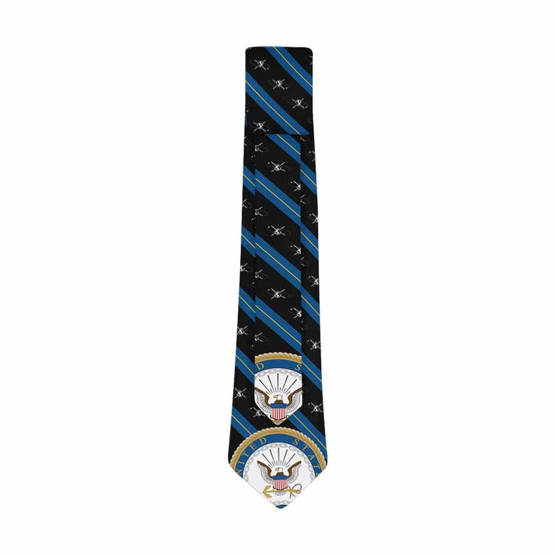 US Navy Mass Communications Specialist Navy MC Classic Necktie (Two Sides)-Necktie-Navvy-Rate-Veterans Nation