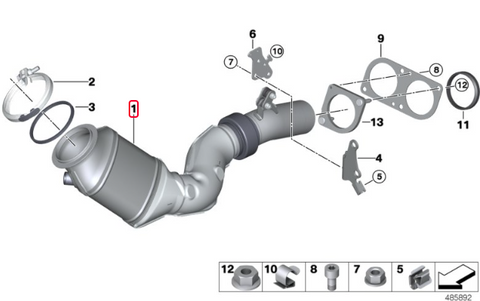 MODE Design 200cpsi Catted Downpipe S55 BMW M3 F80 M4 F82 M2 Competition F87