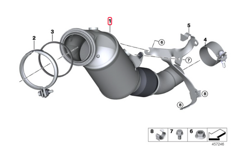 MODE Design Decatted Downpipe B48 for BMW 120i 125i F20 220i 230i F22 320i 330E 330i F30 G20 420i 430i F32 G22 630i 730i inc. xDrive (2016-2022)