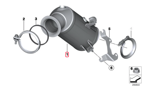 MODE Design Tuyau de descente décaté N55 EWG BMW M135i F20 M235i F22 335i F30 435i F32 & M2 F87