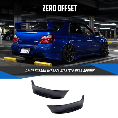 Zero Offset MP Style Vortex Generator for 02-07 Subaru WRX STI