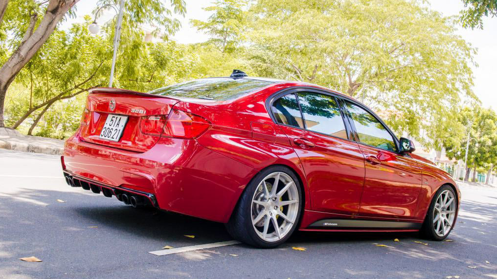 Exon Gloss Black M Performance Style Side Skirt Splitter Suit Bmw 3 Series F30 M Sport Mode Auto Concepts