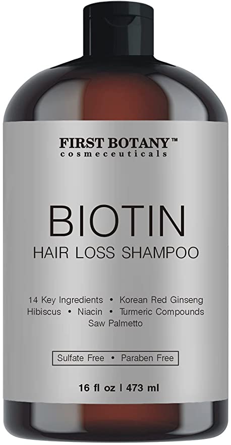 Hair Regrowth and Anti Loss Shampoo 16 fl oz, with DHT blockers- – First Botany