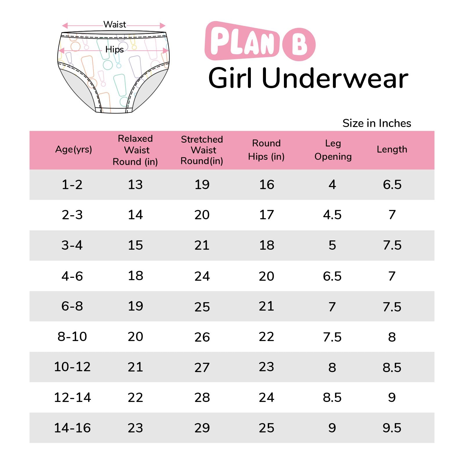 Lunchtime 3-Pack Panties – Plan B