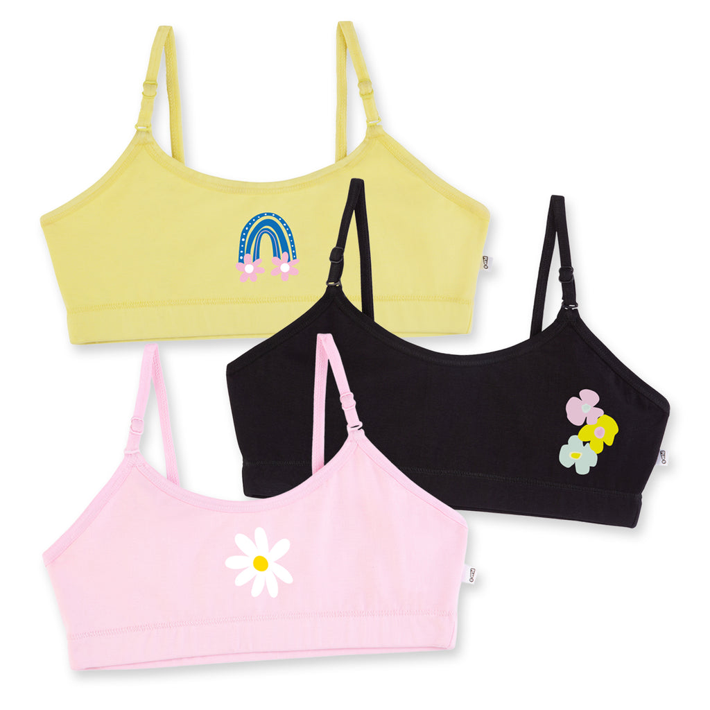 Crop Tops for Girls,Training Bras Training Underwear for Girls Carters  Toddler Girl 8-10,10-12,14-16 Padding Girls