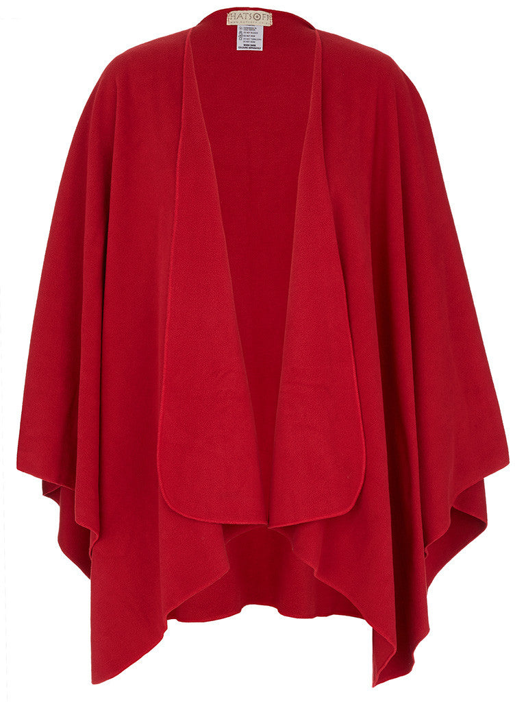 Red Travel Cape – Hats Off