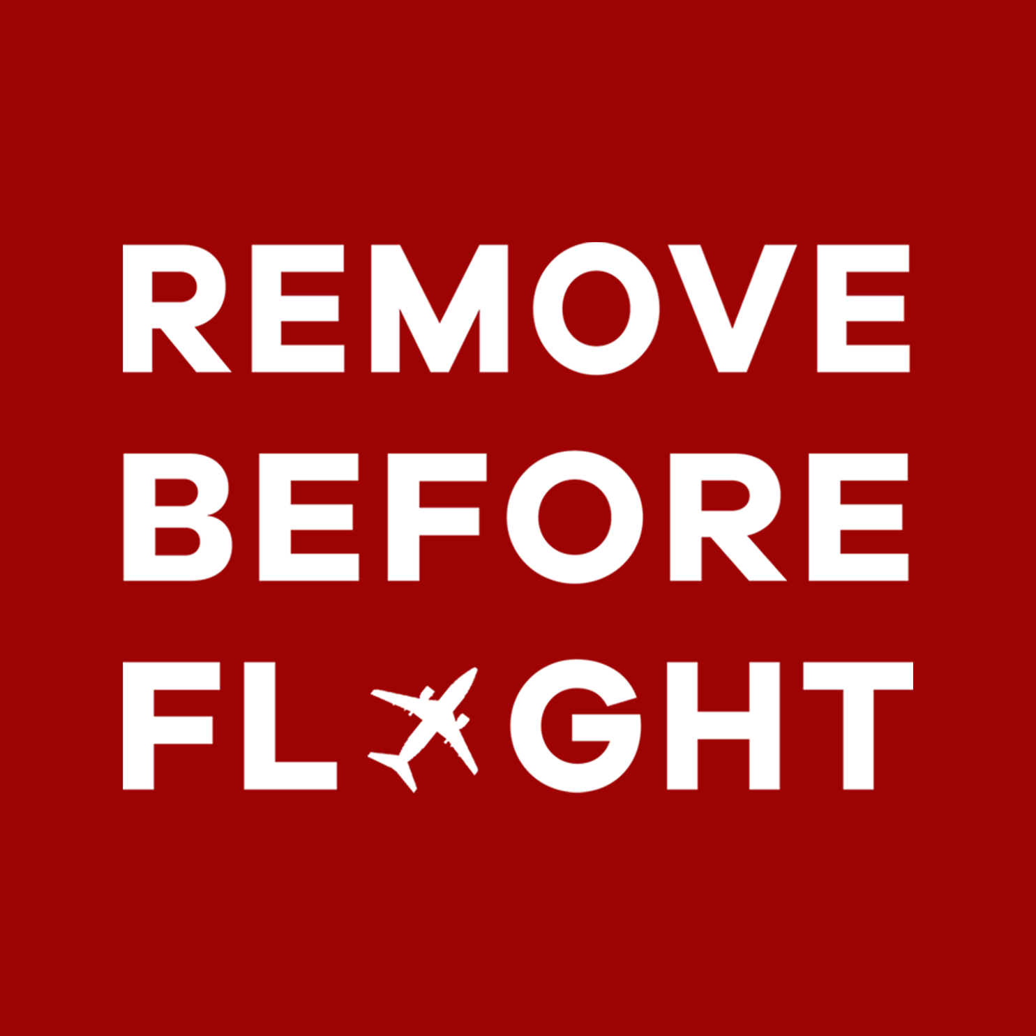 Bombardier Remove Before Flight Keychain — Bombardier Arrivals Store