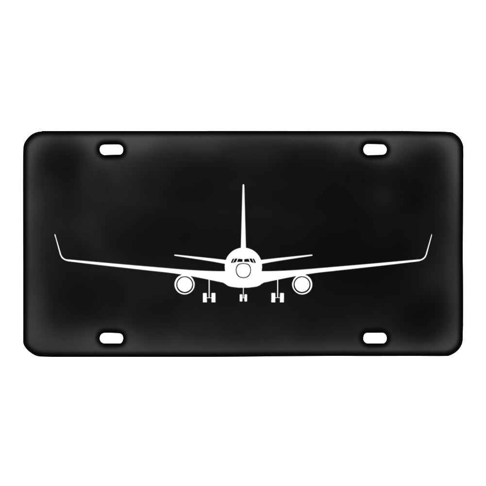Boeing 767 Silhouette Designed Metal (License) Plates – Aviation Shop