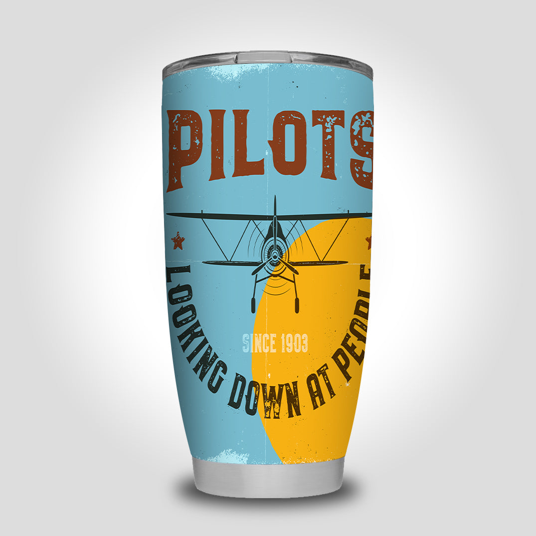 Flight Crew Insulated Tumbler, Aviation Drinkware Travel Mug