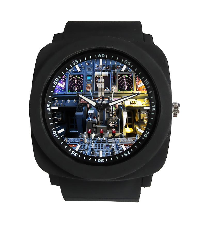 Aviation Watch Boeing Silicon Military Black