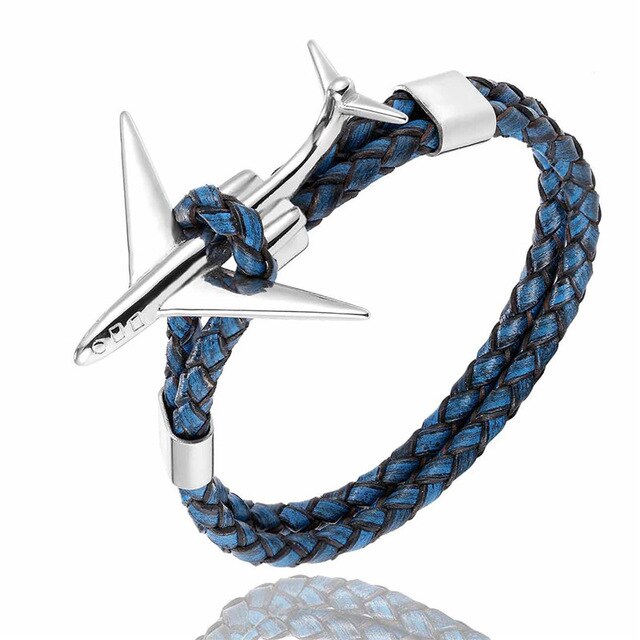 Hot Sale Airplane Bracelet Fashion Alloy Anchor Bracelets Bangles Braided  Polyester Rope Couple Bracelets For Women Men Gifts - AliExpress