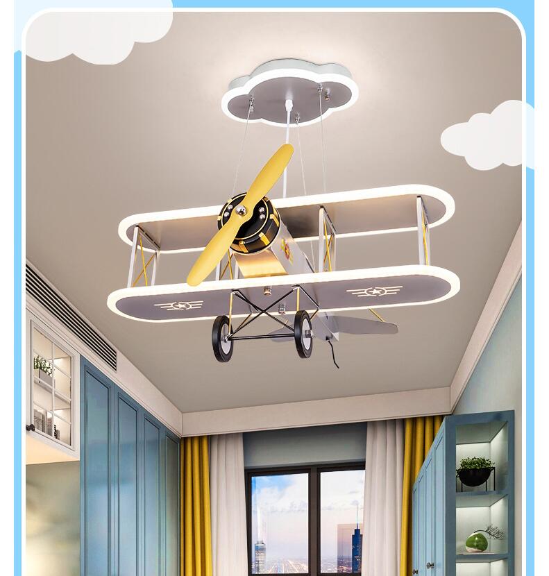 Super Cool Designed Double Decker Airplane Style Wall Lamp Aviation Shop