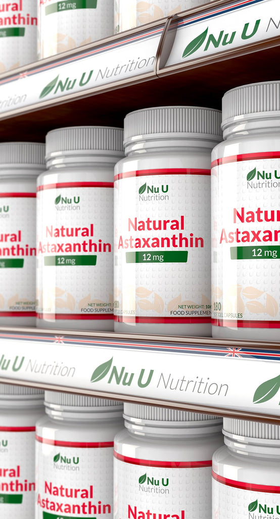 Astaxanthin 12mg 180 Softgels A 6 Month Supply Premium Strength As Nu U Nutrition 