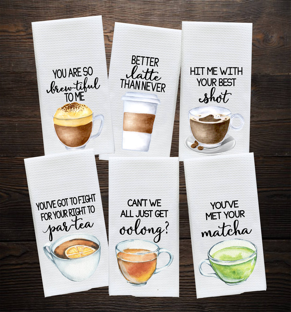 Unique Alcohol Themed Dish Towels , Bartender Themed Dish Towels, Bar Towels,  Fun Song Lyric & Movie Kitchen Gifts, Housewarming, Guy Stuff 