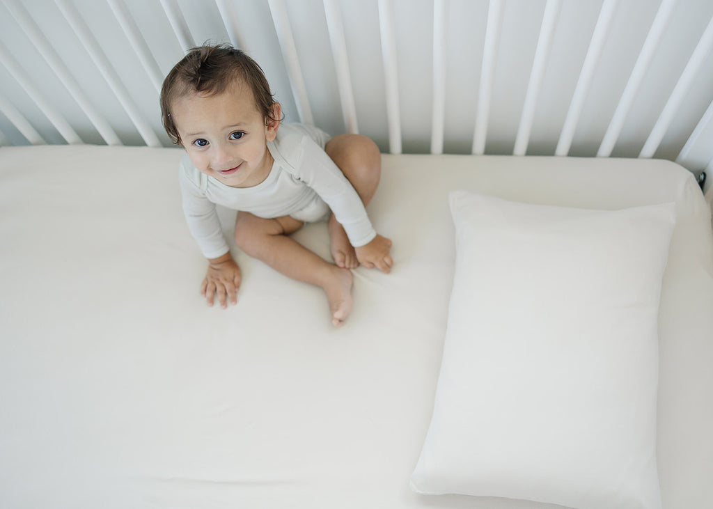 Ecolino organic cotton Crib Sheet in Oat