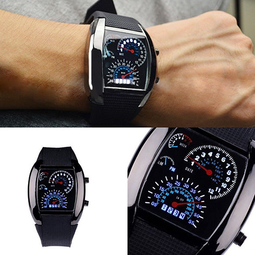 led watch for car