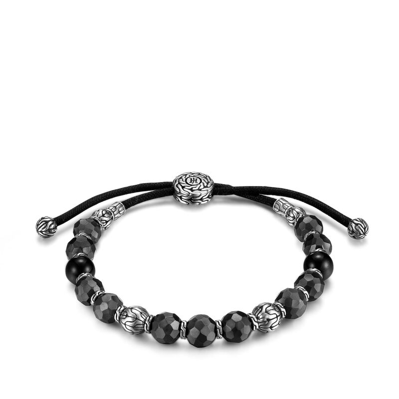 Classic Chain Pull Through Bracelet with Black Tourmaline - Chalmers Jewelers