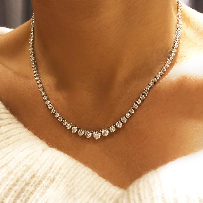 7 carat diamond necklace