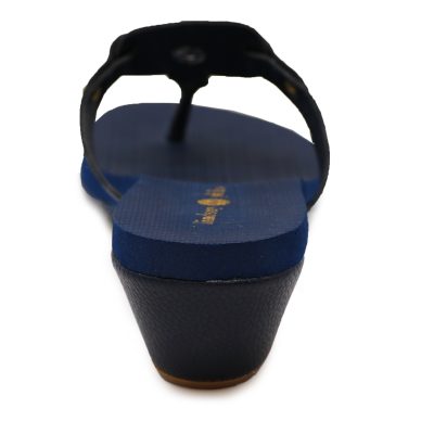 navy wedge flip flops