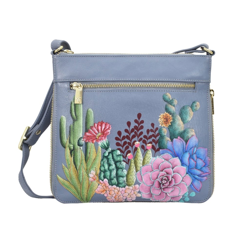 Anuschka Small Convertible Hobo Bag 701 - Underwater Beauty