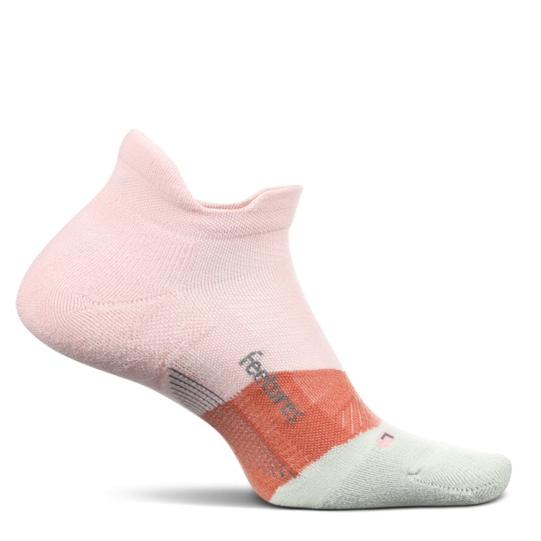 Feetures Elite Max Cushion No Show Tab Socks - Bounce Black – Seliga Shoes