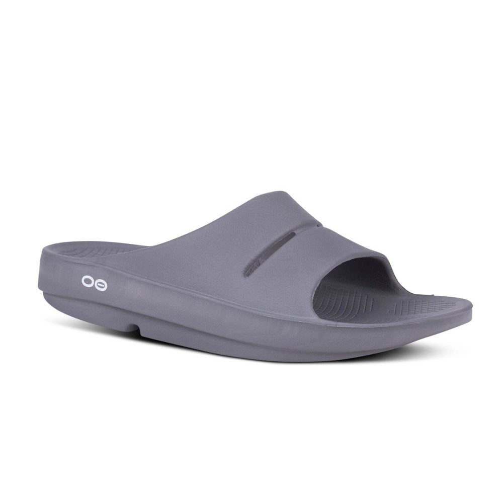 Oofos Ooriginal Recovery Thong Sandal Slate Seliga Shoes