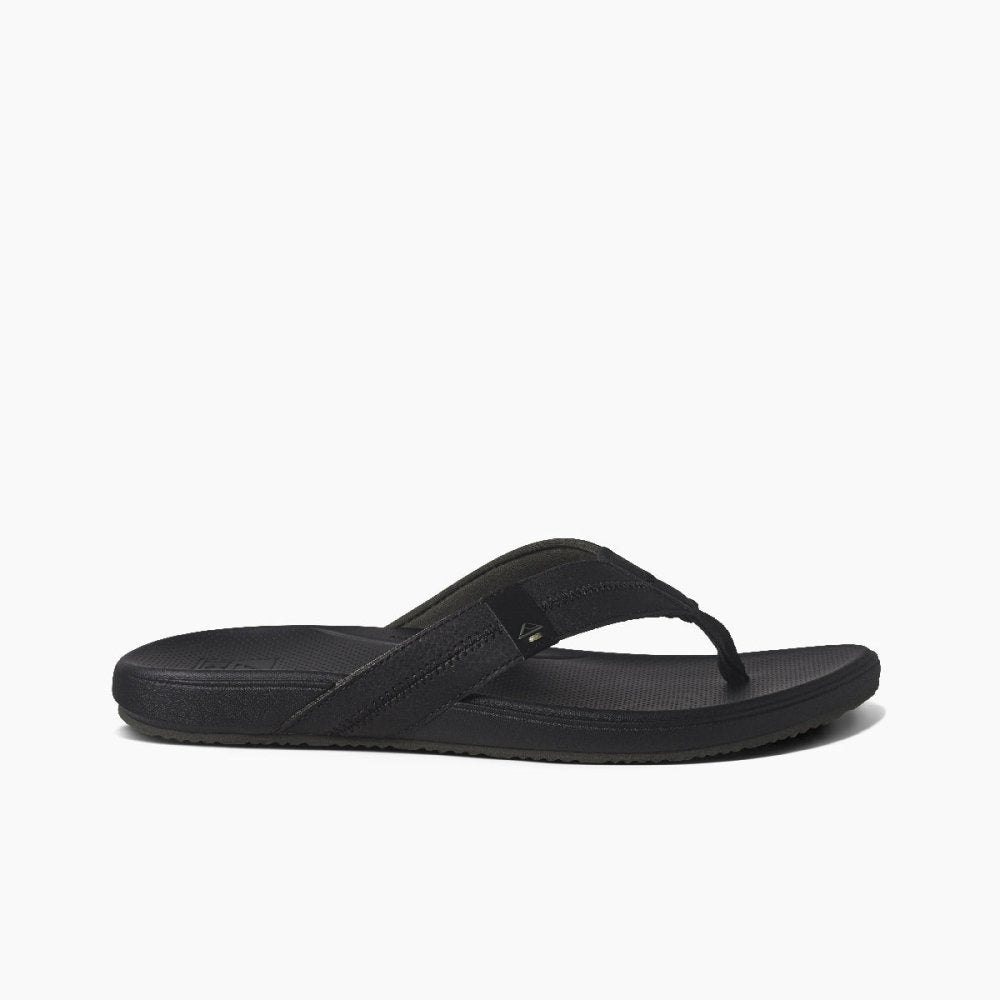 Reef Men's Swellsole Cruiser Flip Flops - Black/Grey – Seliga Shoes