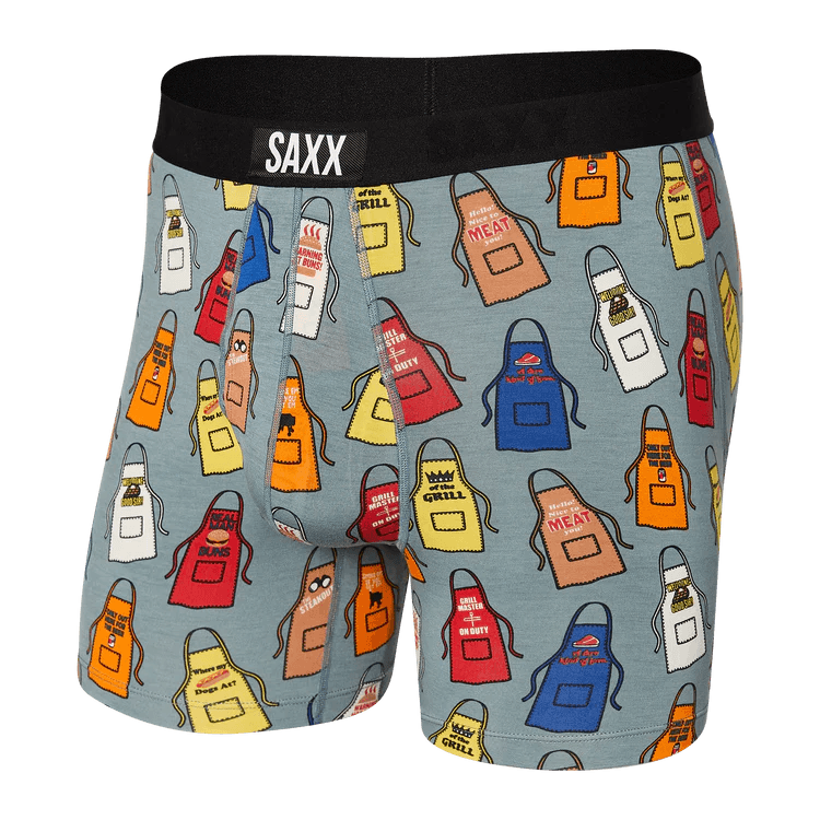 SAXX Men's Ultra Boxer Brief Underwear - Grey Criss Cross Budweiser –  Seliga Shoes