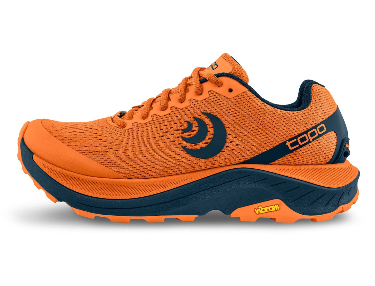 Athletic Men's Ultraventure 3 Running Shoes - Orange/Navy – Seliga