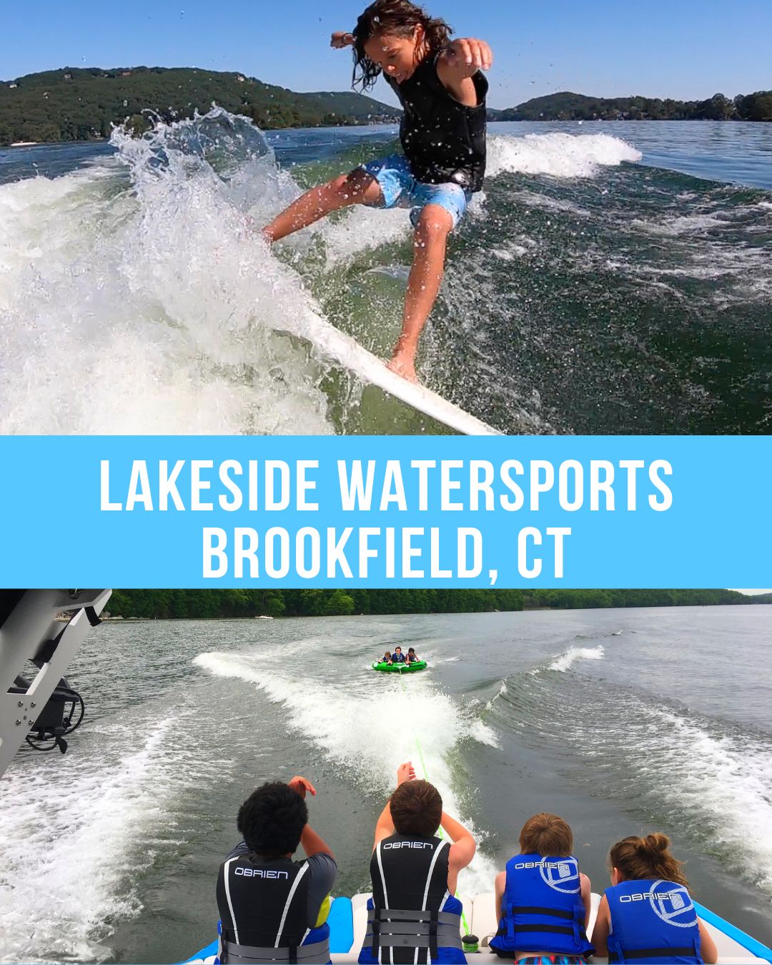 CT lake Water sports in CT